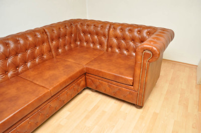 Rohová sedačka Chesterfield atyp 2
