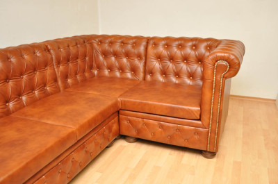 Rohová sedačka Chesterfield atyp 2