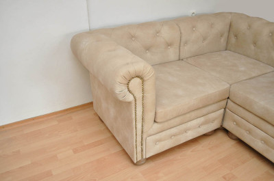 Rohová sedačka Chesterfield atyp 1