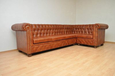Rohová sedačka Chesterfield atyp 2