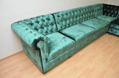 Rohová sedačka Chesterfield atyp 3