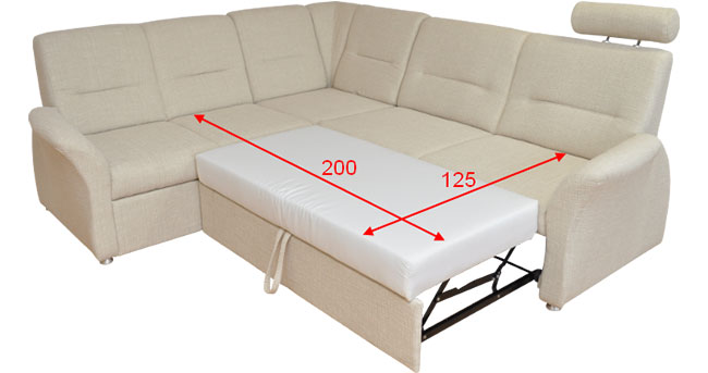Rohová sedačka na mieru Atessa od slovenského výrobcu