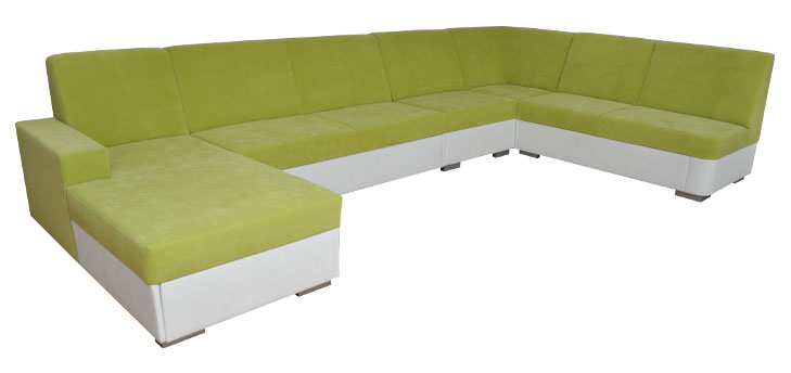 Sedačka v tvare U Lugano