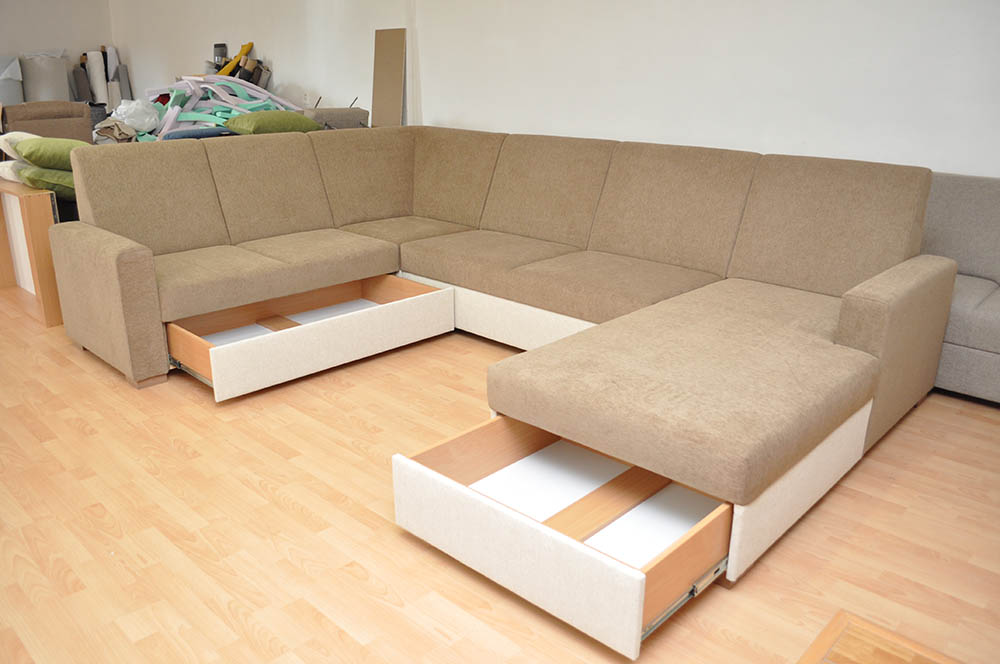 Sedačka v tvare U Bilbao atyp 5