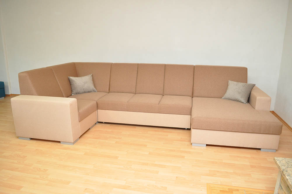 Sedačka v tvare U Lugano atyp 3