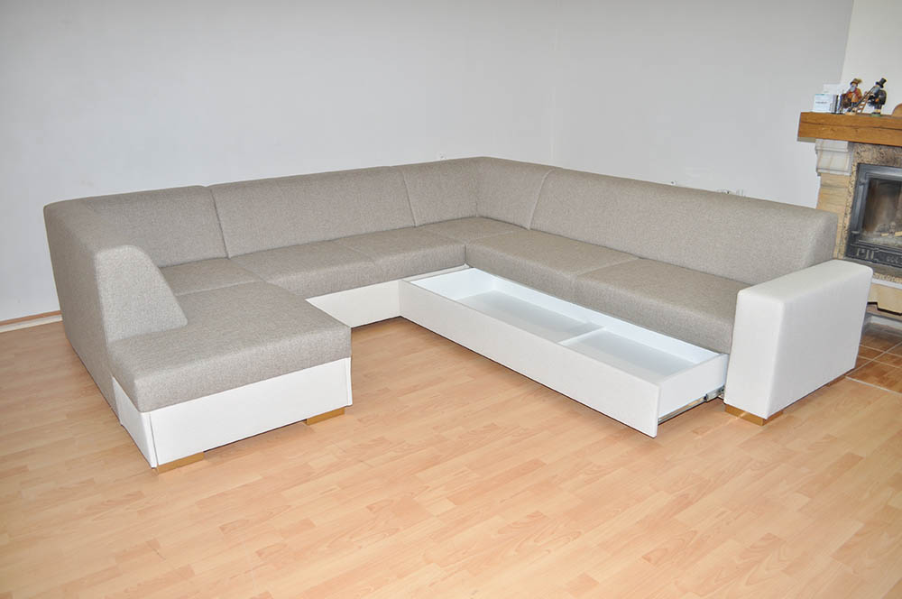 Sedačka v tvare U Bilbao atyp 4