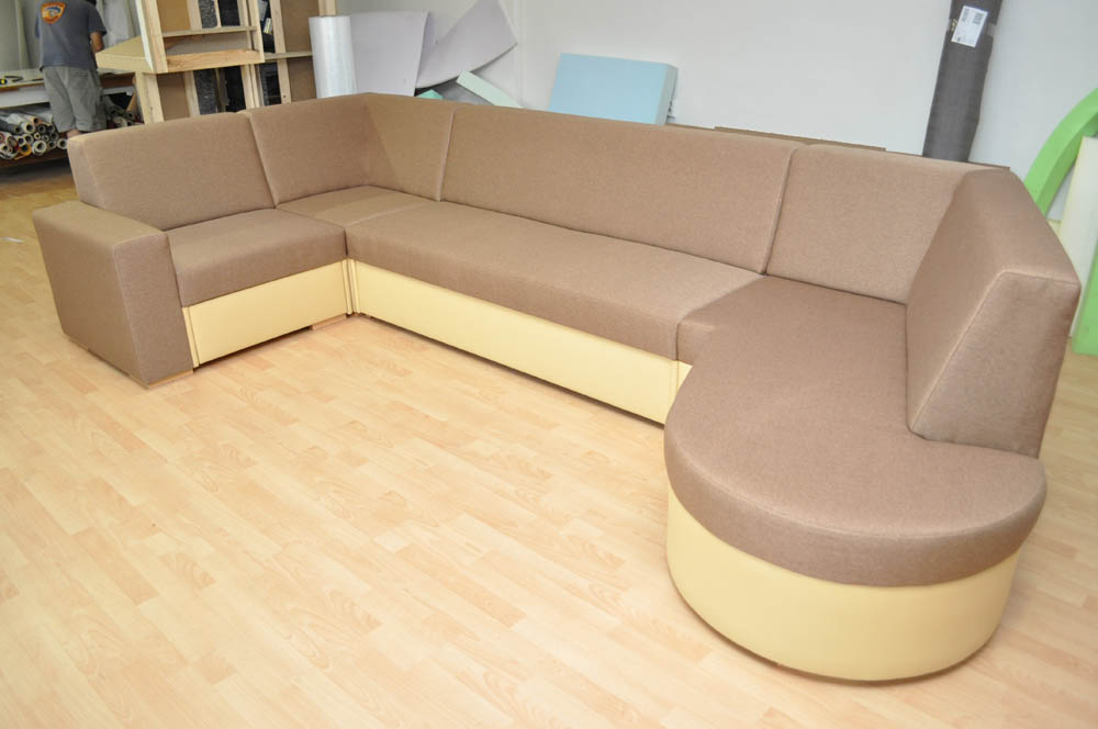 Sedačka v tvare U Lugano atyp 5