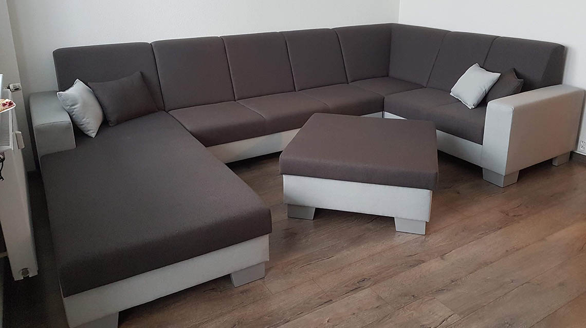 Sedačka v tvare U Bilbao atyp 8