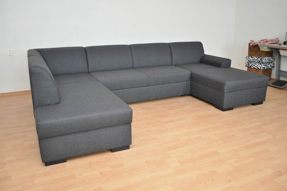 Sedačka v tvare U Luton atyp 1