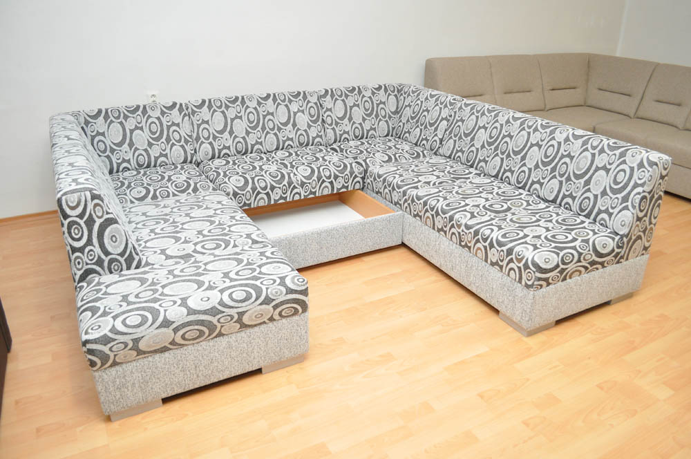 Sedačka v tvare U Lugano atyp 10