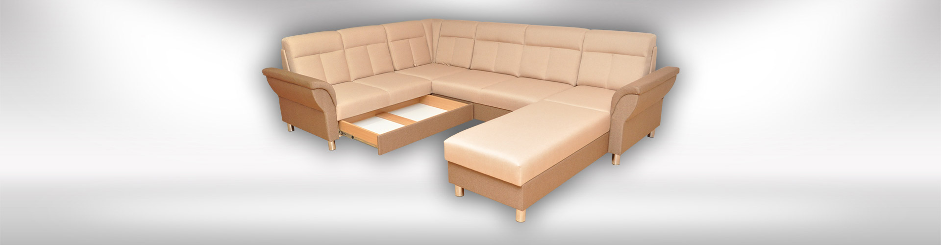 Sedačka v tvare U Catania