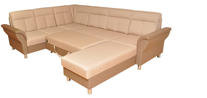 Sedačka v tvare U Catania